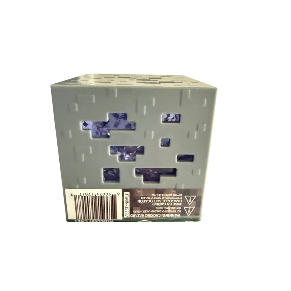 Just Toys Intl Minecraft Jelly Cubes Toy Kids Gray Purple New Squishy Fidget‎